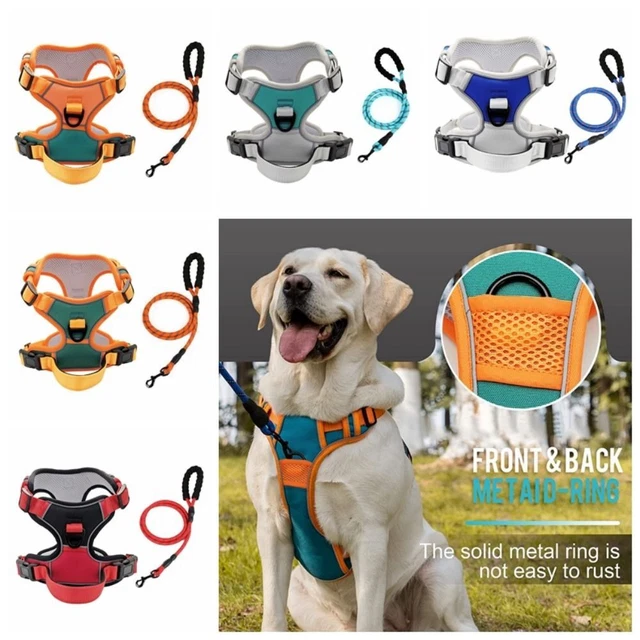 Colorful Pet Vest 360° Reflective Dog Collars  Walking Training