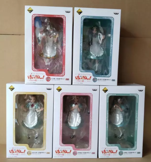 Ichiban Kuji K-ON! Wonderland of Tea Time figure set of 5! !