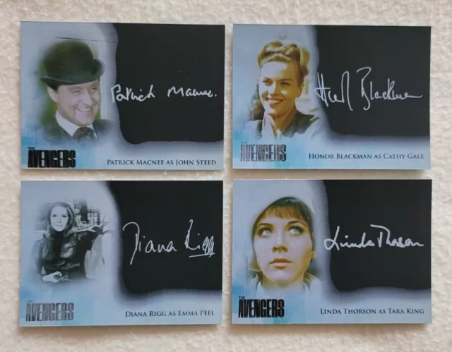 Unstoppable Cards The Avengers Complete Collection Facsimile Autograph Card Set