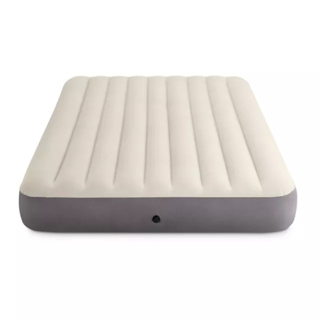 Intex Dura-Beam Queen 25cm Thick Camping/Indoor Inflatable Mattress Airbed