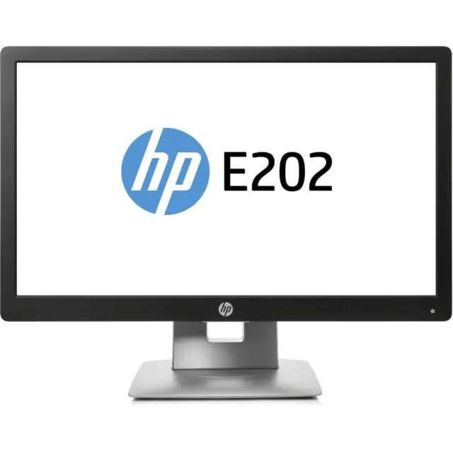 HP E202 EliteDisplay 20" IPS LED Backlit LCD HDMI Monitor 1600x900 with VGA DP