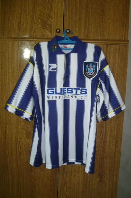 West Bromwich Albion FC Patrick Fußball Shirt Heim 1995/1996 WBA Herren Größe XL