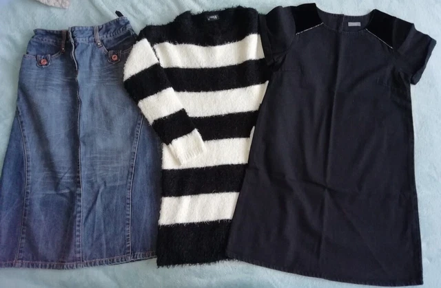 NEXT bundle, girl age 11-12. 3 dresses 1 maxi denim skirt, all VGC