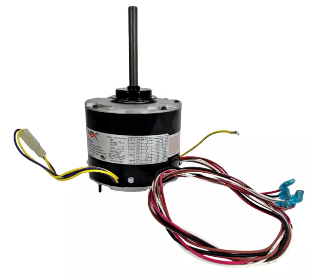 Pellethead Replacement CONDENSER MOTOR 208-230V US MOTORS 5462 GENTEQ 3465HS