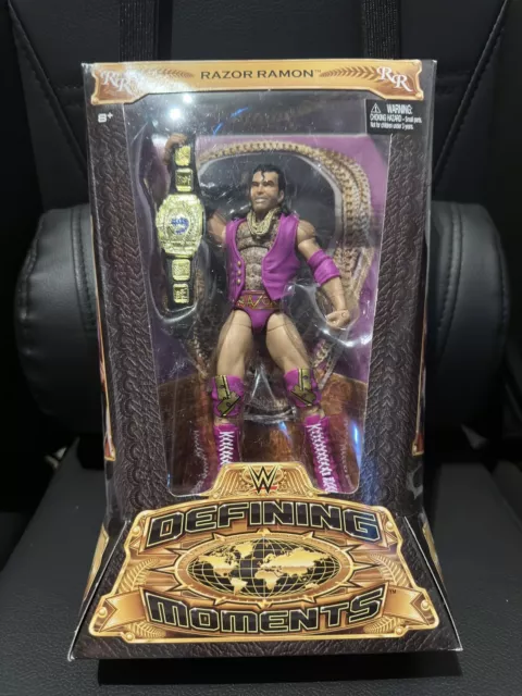 WWE Defining Moments Razor Ramon + Belt Wrestling Action Figure Mattel