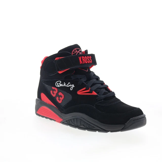 Baskets Ewing Athletics Concept Anthony Mason Tribute En Cuir Noir Pour Homme - Neuf Avec étiquettes