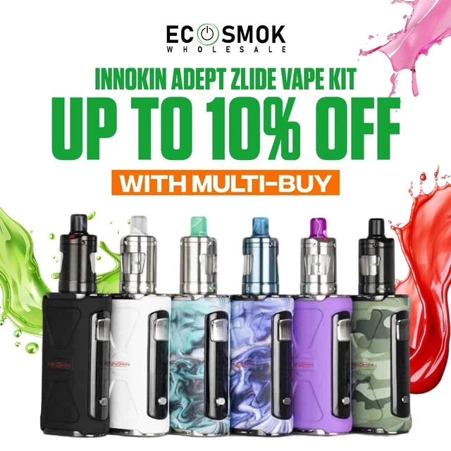 why can i taste my vape juice INNOKIN ADEPT ZLIDE Kit 3000Mah Mod Shock Proof Kit - Fast Free Dispatch  £29.49