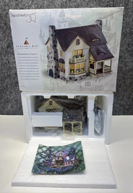 Department 56 Inglenook Cottage #5 Seasons Bay #53404 Original Box Light