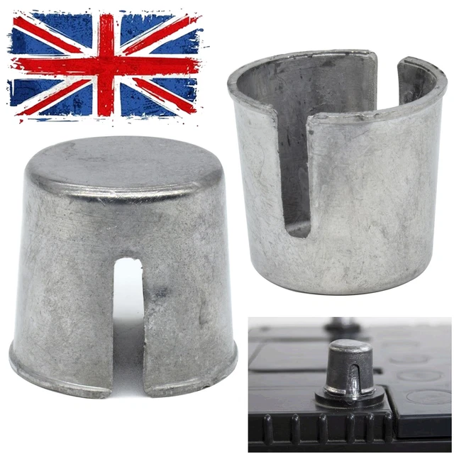 1PAIR FOR WORN Posts Loose Terminal Battery Post Repair Shims Positive