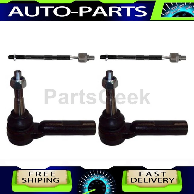 4pcs Front Inner Front Outer Steering Tie Rod End fit Cruze 2011-2015 Suspensia