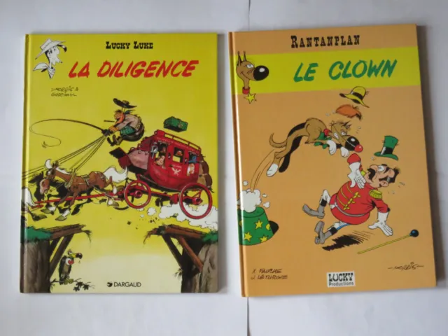 BD, LUCKY LUKE, La Diligence (Morris Et Goscinny) Le Clown (Morris, Janvie, etc)