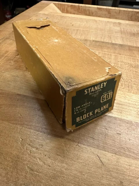 Vintage Stanley No 60 1/2 SW Sweetheart Block Plane Box Only