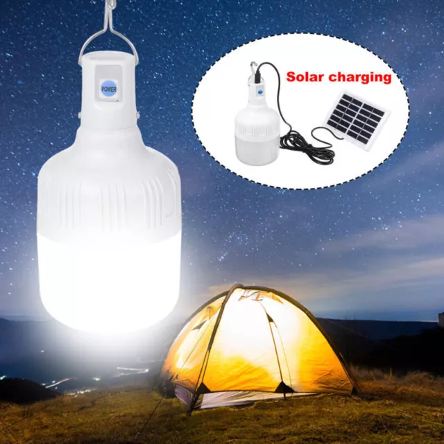 L'ampoule LED du Panneau Solaire 80W Allume la Lampe de Tente Home