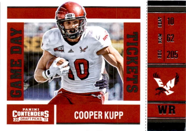 2017 Panini Contenders Draft Picks Game Day Tickets #24 COOPER KUPP  Rams