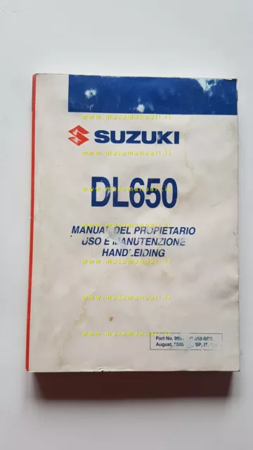 Suzuki V Strom DL 650 2003 manuale uso manutenzione ITALIANO originale