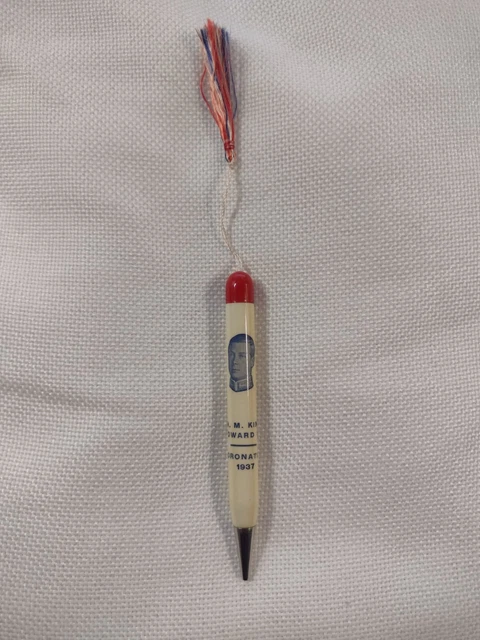 VINTAGE MECHANICAL PENCIL Commemorating Coronation of King Edward VIII ...