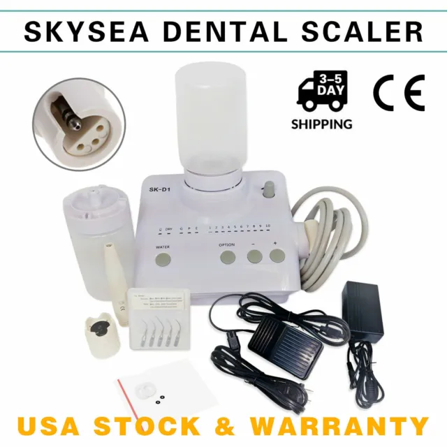 Auto liquid Dosing Dental Ultrasonic Scaler with Handpiece Tips fit DTE SATELEC