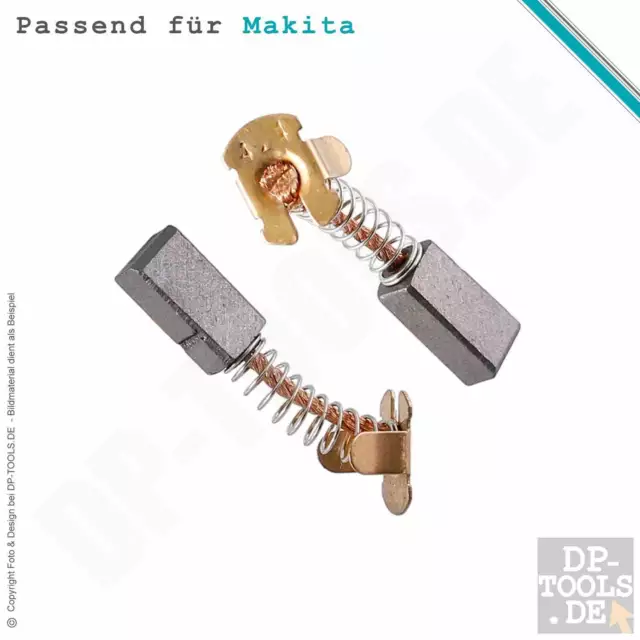 Kohlebürsten Kohlen für Makita Akku-Schlagschrauber 6918 FD 4,9x5,9mm (CB-434)