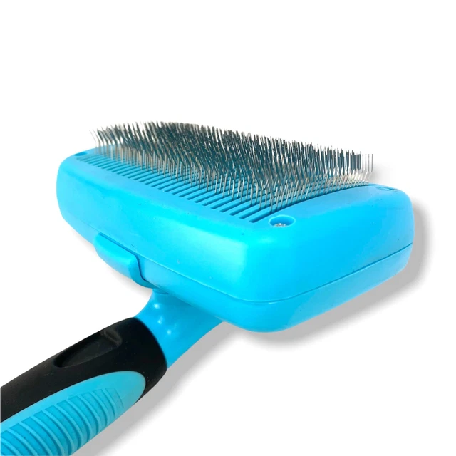 USA STOCK Self Cleaning Pet Dog Cat Slicker Brush Grooming Gently Removes Hair