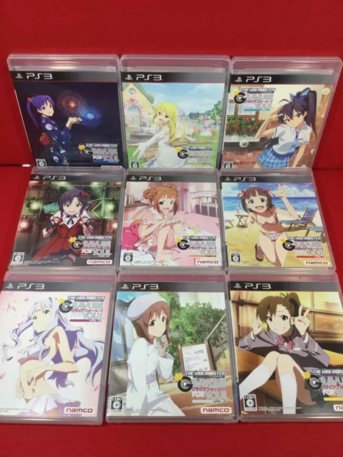 USED PS3 THE Idolmaster Gravure for you G4U Vol.1-9 Set Japan