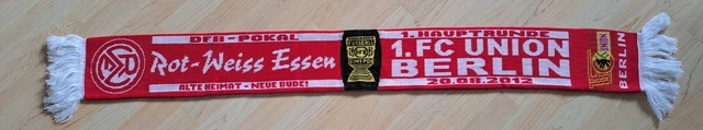 Fanschal - Rot-Weiss Essen - Union Berlin - Spielschal DFB Pokal 2012