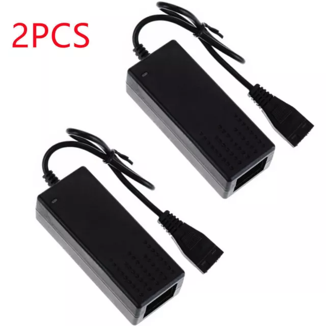 2PCS 12V-5V 2A AC USB zu IDE/SATA-Adapter Netzteil für Festplatten HDD CD-ROM