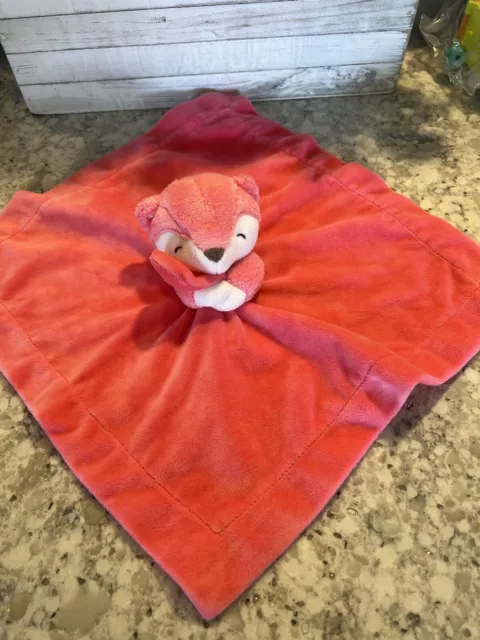 Carter's pink fox security blanket online