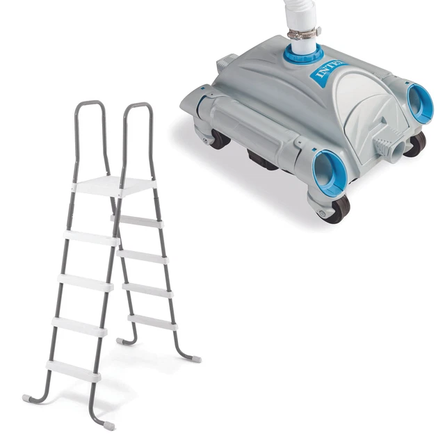 INTEX SWIMMING POOL Ladder for 52" Wall Height Pools & Pool Side Vacuum