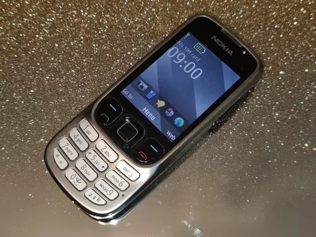 NOKIA CLASSIC 6303I Steel Vodafone Mobile Phone 7.50