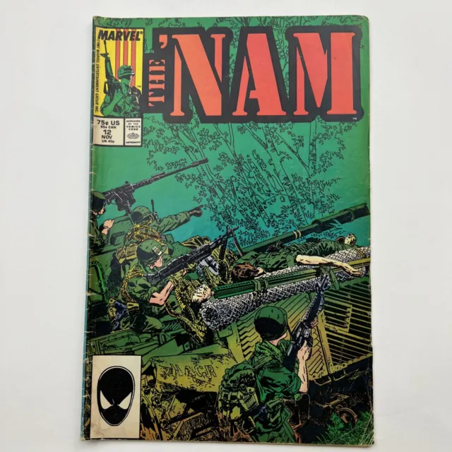 The 'Nam #12 Marvel 1987 Military Vietnam War First Print Copper Age Comic Book