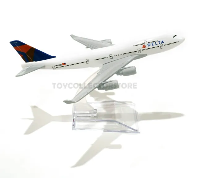 Delta airplane model toy diecast Jet Boeing 747 Passenger plane