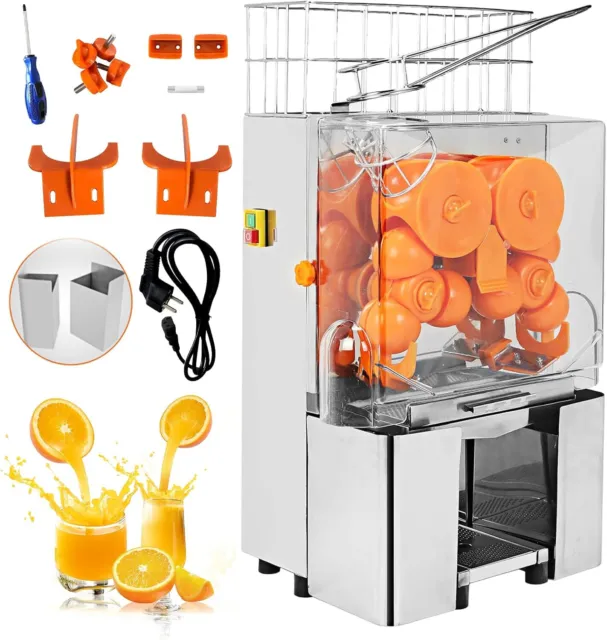 Wixkix Commercial Orange Juice Machine Automatic Orange Juicer with Filter US