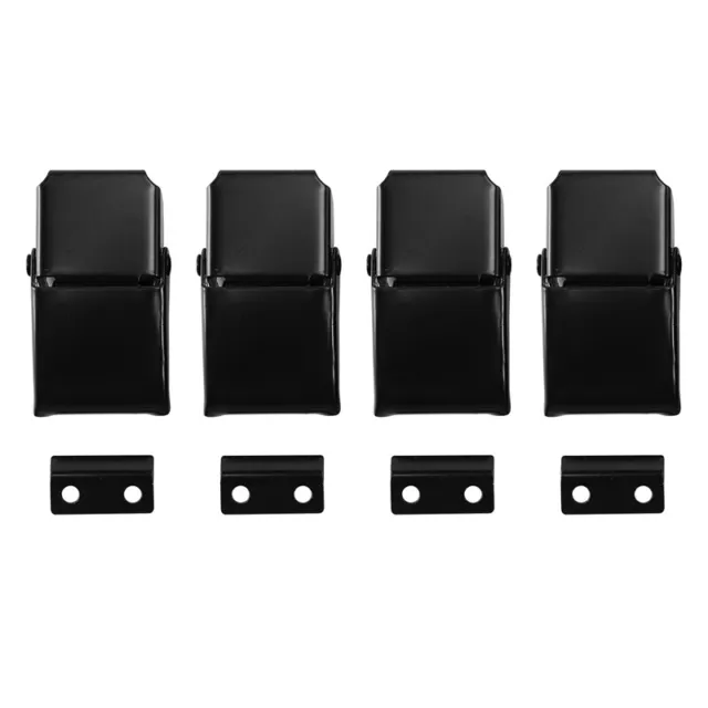 4 Pcs A27 Black Concealed Toggle Loaded  Catch Clamp for Case, Toolbox,Cleaii