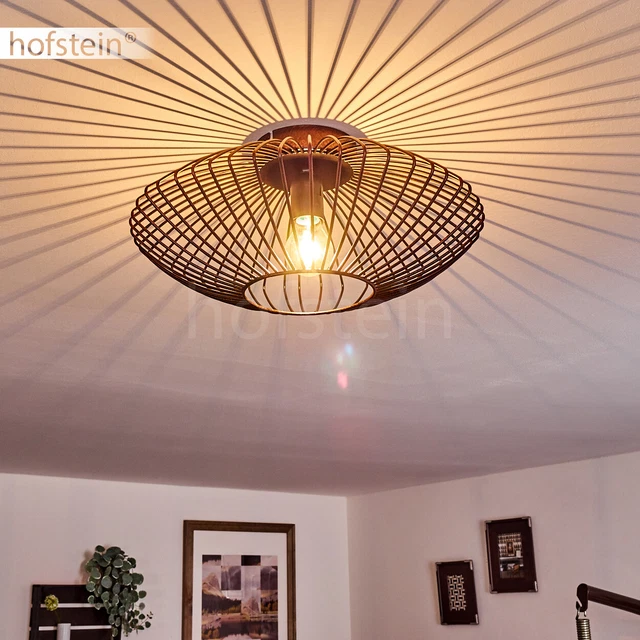 STOEX 3 lumières suspension industriel design cage, lampe suspendue en