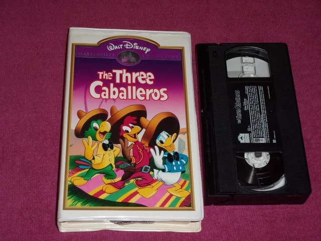 THE THREE CABALLEROS, Walt Disney, Masterpiece Collection (1994, VHS