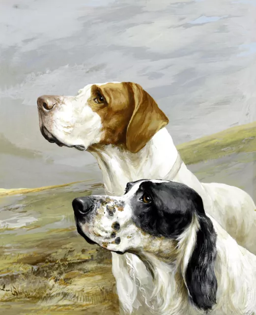 2 of Dog Harrier Oil painting home decor wall art Giclee printed on canvas L1207