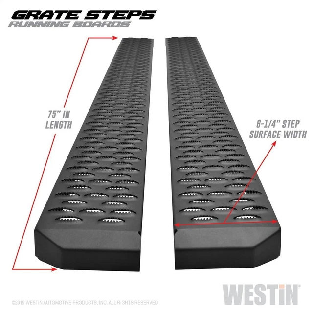 GRATE STEPS RUNNING Boards for 2019 GMC Sierra 1500 Limited Westin 27