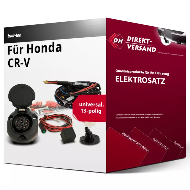 Für Honda CR-V I Typ RD Elektrosatz 13polig universell neu