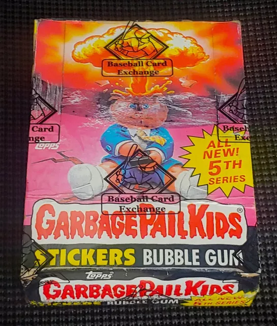 1986 Topps GARBAGE PAIL KIDS GPK Series 5 wax box BBCE authenticated 48 packs