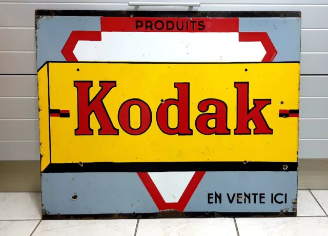 📸📷💥Plaque Publicitaire Emaillée KODAK💥📷📸