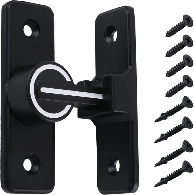 2023 Barn Door Lock Heavy Duty Sliding Barn Door Latch Lock 90 Degree Gate Latch