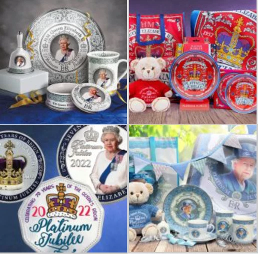 Queens Platinum Jubilee Mug Gift Merchandise Memorabilia Souvenir 2022 70 Years - Foto 3