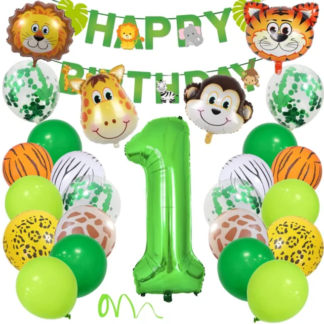 Decorazioni per il compleanno del ragazzo di 1 anno, palloncini per il  compleanno del 1 ° compleanno, decorazione del compleanno del ragazzo di 1  anno