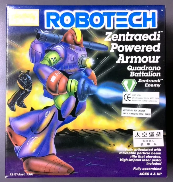 Vintage Robotech Zentraedi Powered Armour Quadrono Battalion - Harmony Gold Vintage Robotech Zentraedi Powered Armour Quadrono Battalion - Harmony Gold