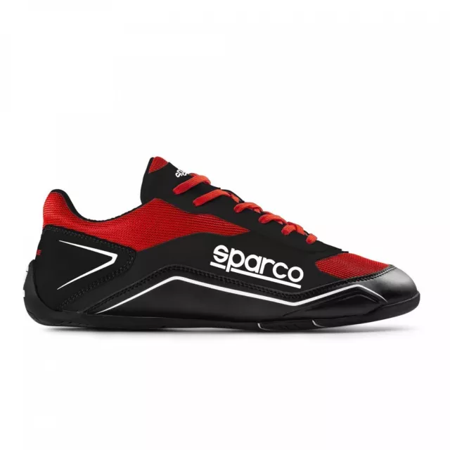 Sparco Karting Kart Racing Auto Shoes S-POLE black red