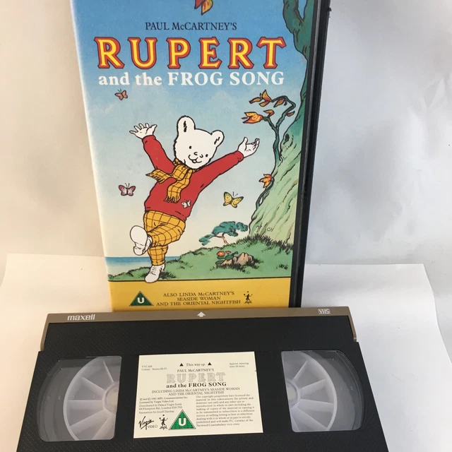 RUPERT AND THE Frog Song VHS Video 1985 TESTED VGC £10.99 PicClick UK