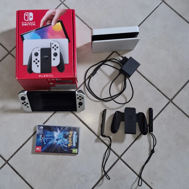 Nintendo Switch Modello OLED HEG-001 Console Portatile - 64GB - Bianco