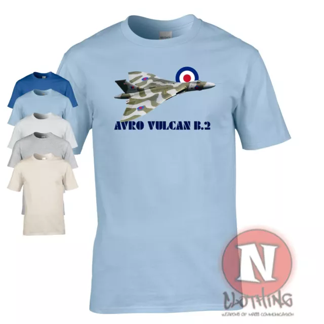 RAF Avro Vulcan B.2 T-shirt delta wing bomber aircraft cold war Royal airforce