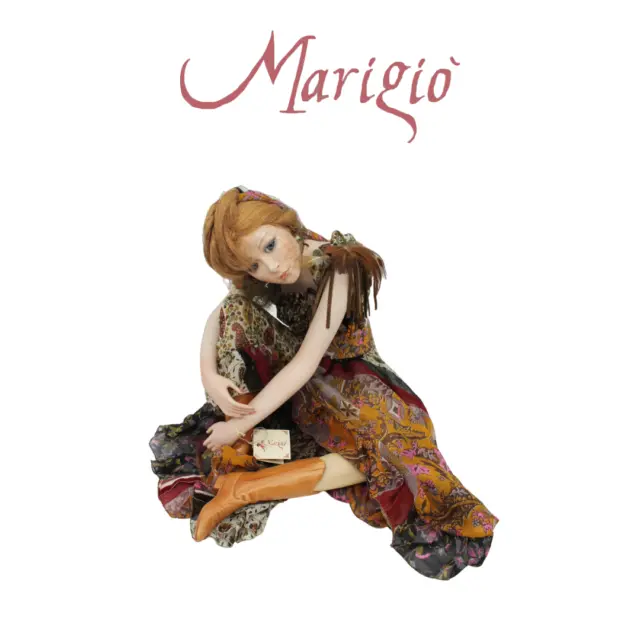 Bambola Amanda, Porcellana, da Collezione, Vestito Tipico, 617899 Marigiò