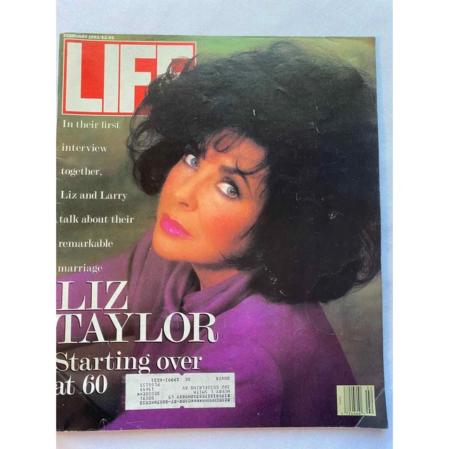 LIFE MAGAZINE FEBRUARY 1992, Liz Taylor,Hostage Terry Anderson,Olympic ...